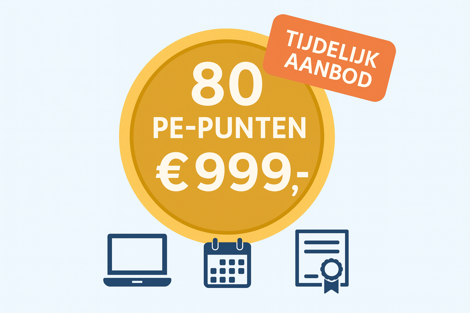 80 PE-punten landscape